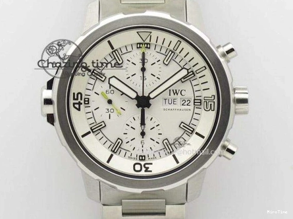 MIROTIME 0115 BestValue Aquatimer Automatic SS RSF 1:1 Best Edition White Orange Dial on SS Bracelet A 7072